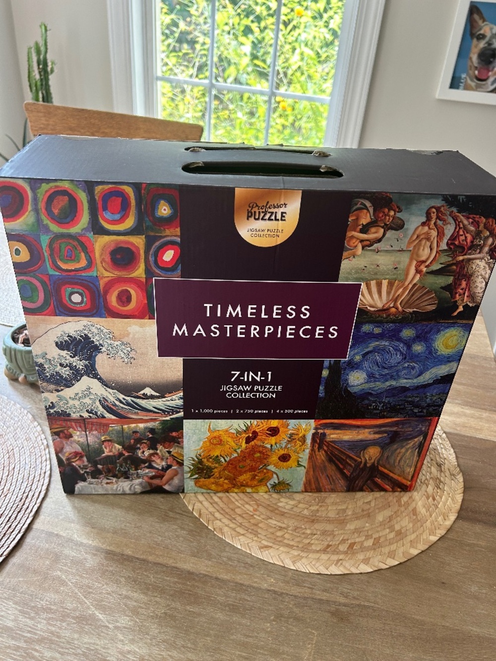PROFESSOR PUZZLE "TIMELESS MASTERPIECES" 7-IN-1 PUZZLE COLLECTION